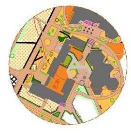 Terrain description Sprint will be taking place in an urban area (University campus of Orléans-la-source) with alternation of large buildings, lawn areas and extensive paved