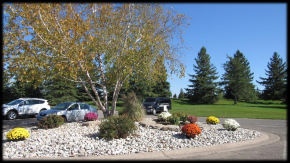 Fall Changes at Peninsula Lakes Golf Club You may have noticed that Terry Reece, our course superintendent, and his crew added a beautiful new rock garden feature at the beginning of our parking lot.