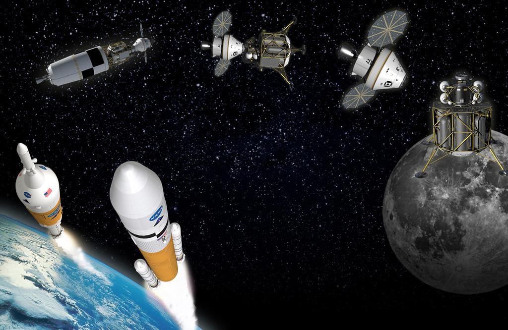 LUNAR COMPONENTS OF CONSTELLATION Earth Departure Stage Orion-Crew Exploration