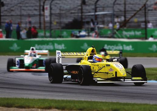three levels of the Mazda Road to Indy, are run in conjunction with the Verizon