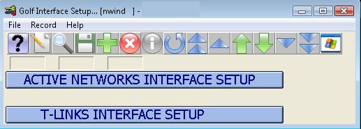 This setup is performed from Front Desk Maintenance, by accessing the Golf Interface Options option on the Interface menu.