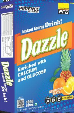 After Exercise Size 300 grams DAZZLE INSTANT ENERGY DRINK