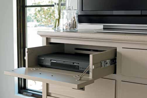 BEDROOM A drop-down drawer allows the