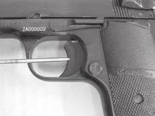 SAFE EXTERNAL CONTROL PARTS DO NOT LOAD THIS PISTOL UNTIL YOU UNDERSTAND THE SAFETIES AND HOW THIS PISTOL OPERATES.