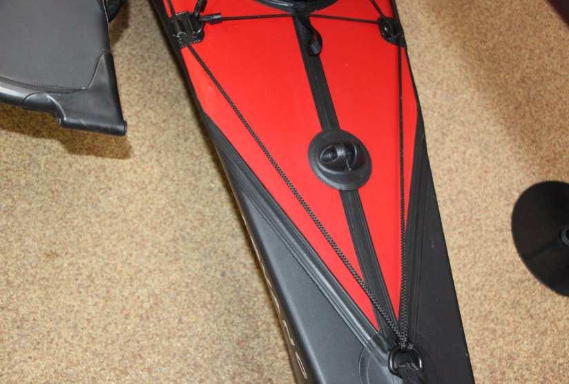 Multifunctional attachment: Your kayak comes with an already mounted multifunctional attachment on the bow. So it is "ready for flat earth".
