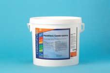 Aquablanc sanitisers for pools Combi Tablets For pure and gentle water Combi Tablets are a dual action system presented in single 4.