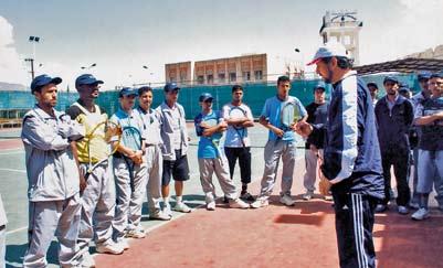 World Programmes Coaches Technical course for tennis coaches in Yemen A key role in sports development Thanks to better trained coaches, athletes are able to improve their performances.