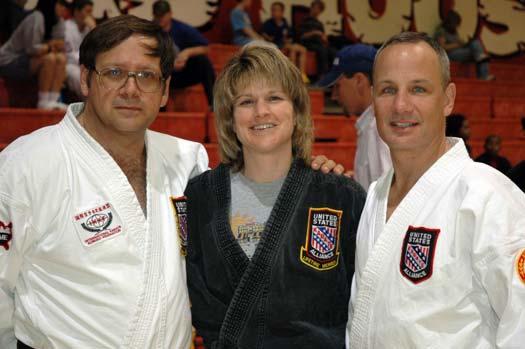 4, 2005 Admitted to Alliance Hall of Fame July 29, 2000 Member of 1991-92 United States Karate Alliance National Team Member of 1992-93 United States Karate Alliance National Team [L-R] Mr.