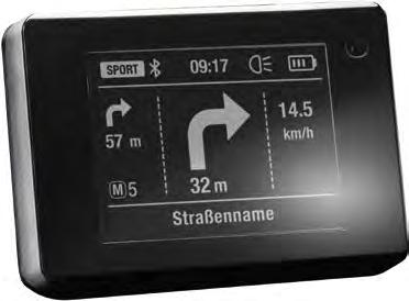 The Impulse Evo Navigations App, based on the tried-and-tested Naviki-Software, takes care of the routing.