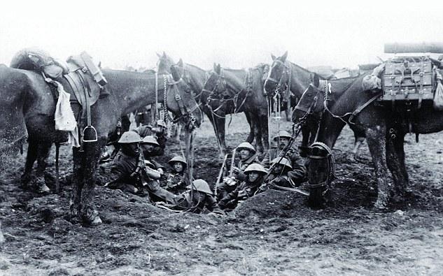 British cavalrymen got little chance for action on the Western Front.