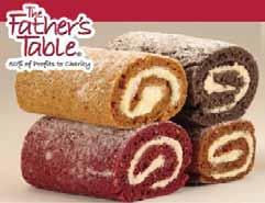 40 *72894* FATHER`S TABLE RED VELVET ROLL 20 / 4 OZ #72896 Save: $1.40 *72896* FATHER`S TABLE CHOCOLATE CAKE ROLL 20 / 4 OZ #72895 Save: $1.