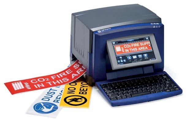 BBP 31 Sign & Label Printer Stand-alone printing & ultimate ease of use Just walk up and print, literally. The best choice for facility, safety and lean/5s or Kaizen event labelling.