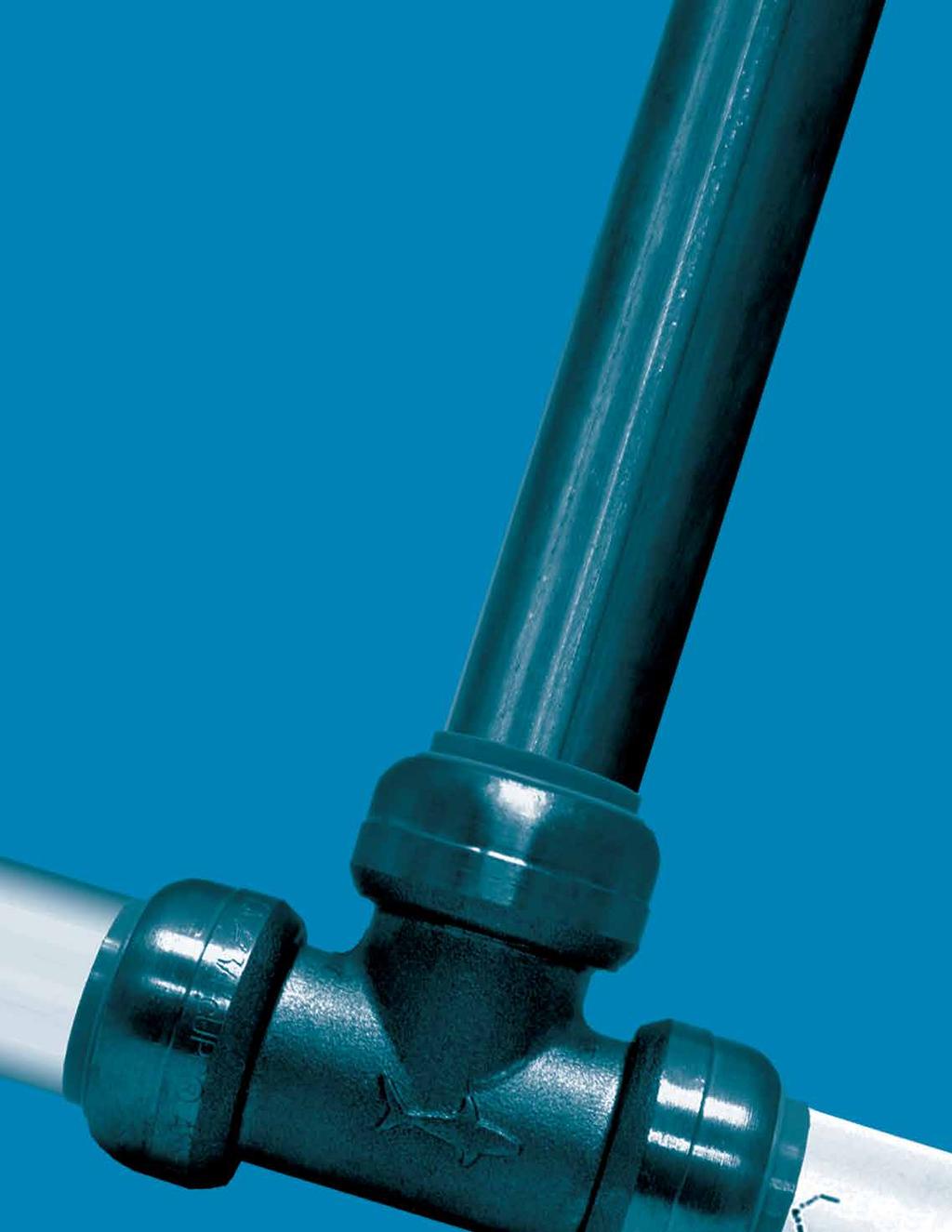 SHARKBITE PUSH-TO-CONNECT PRODUCTS The ultimate range of push-to-connect plumbing fittings the SharkBite Connection System has really taken hold with its ability to join Copper, CPVC, PEX or PE-RT