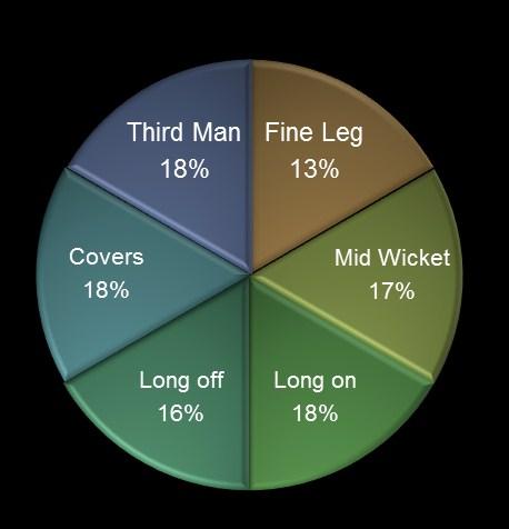 Scoring areas when posting a winning total in T20?