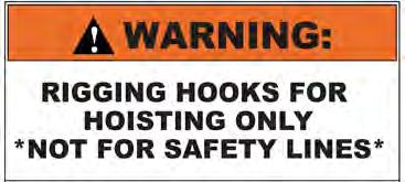 WARNING LABELS (Upon each inspection please use this page to