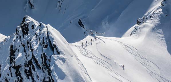 PRIVATE CHARTERS A private charter heliski day, is the ultimate in personalised heliskiing. Suited to smaller groups of 4-5 and film crews, Private Charters give you all the freedom you desire.