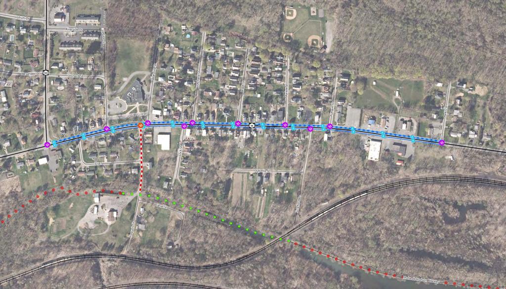 Proposed Improvements NYS Route 5S/Main St. from NYS Route 103/Bridge St. to Parkis St.