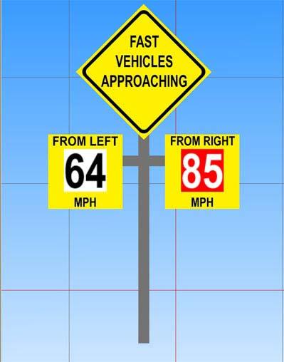 Figure 2-31. Alternative designs for dynamic signs (ITS Institute, University of Minnesota) Signalization Signalizing intersections is another method for reducing conflict points.