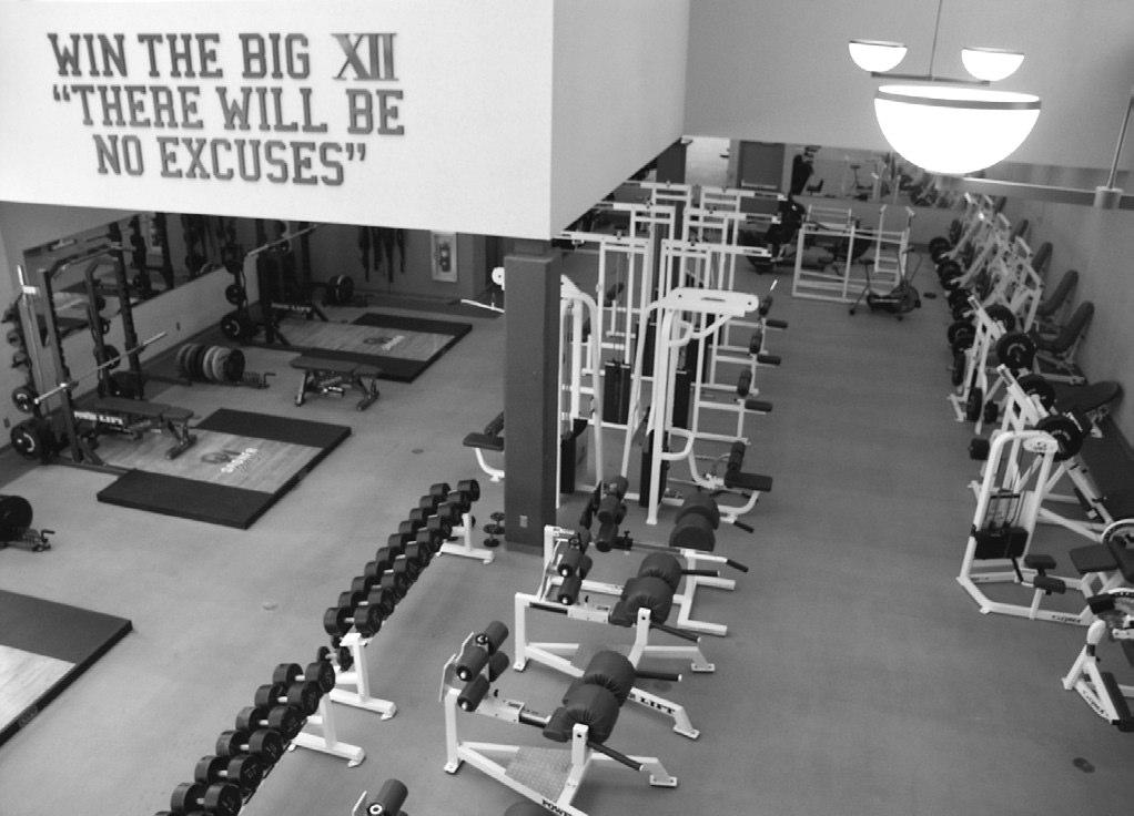 Darby Rich, strength and conditioning coach, says the facility helps to give the Sooners an edge on their competition.