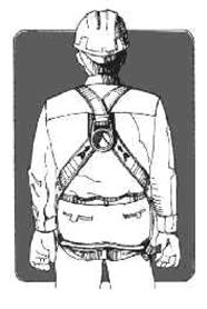Note: It is recommended that Group A harnesses be provided with a sub-pelvic strap and a sliding D-ring for fall arrest attachment.