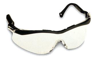 Safety Glasses Made with metal/plastic safety frames Most operations require side shields Used for moderate impact from