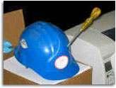 Head Protection Modification of Hard Hat Drilled holes for venting relief Inserted pencil holder on hat for easy retrieval