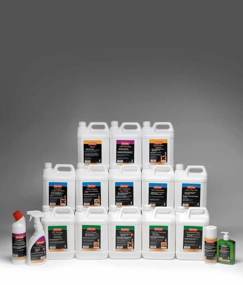 Fairway is proud to announce the launch of our new cleaning and disposables range.