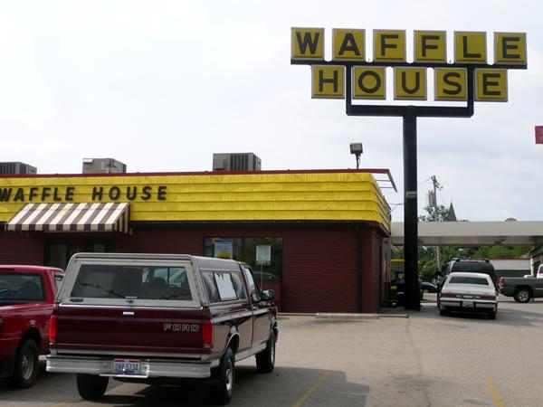 of Parking No housing nearby Downtown Waffle House