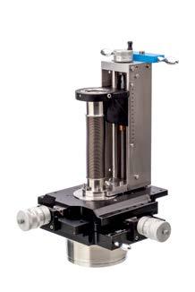 Precision single bellows translator with full range of motors and sample handling. Supplied fully configured. Double bellows translator with good stability and a wide range of travel options.