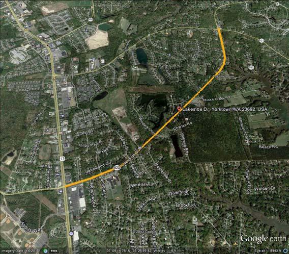 #13714 LAKESIDE DRIVE Roadway reconstruction from Route 17 to Route 621, includes paved shoulder (3 ft width) Project is under construction and should be completed by early 2015.