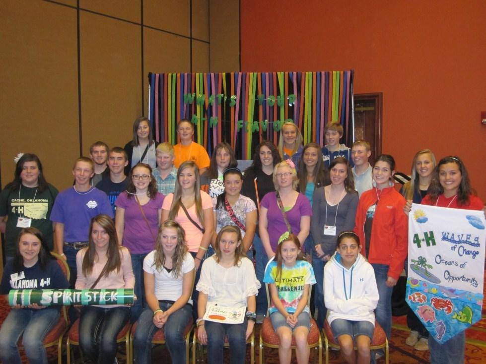 COMANCHE COUNTY 4-H DEFENDS SPIRIT STICK AWARD AT YAC!!! Congrats Comanche County 4-H for bringing home the coveted SW District Spirit Stick for the third year straight.