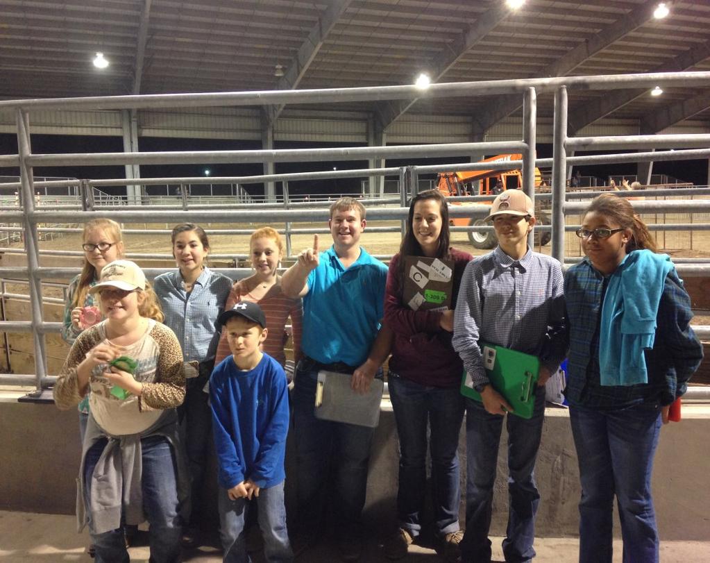 Page 8 Bragging Page Congratulations to the Livestock Judging Team on their success at the Nueces Co. Livestock Judging Contest.