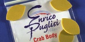 ENRICO PUGLISI CRAB BODIES are already precut and ready to use, and you can apply them with glue.