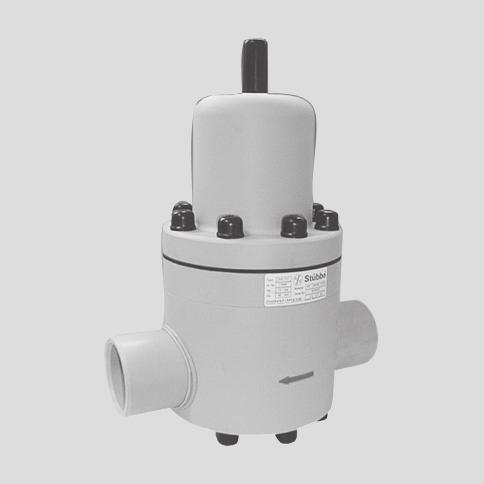 Pressure relief valve DHV 7 DN 5-80: 0,5-0 bar, DN 5-00: 0, - bar, DN 00: 0,5 - bar Advantage for high pressure stability reliable reduction of pressure peaks and pulsations pressure setting possible