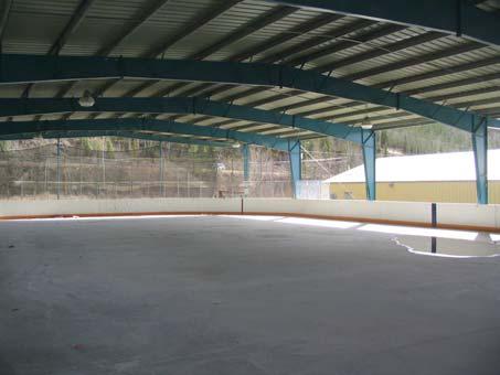 Interior of rink, looking