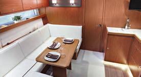INTERIOR Inner values The modern design and intelligent layout of the SPORT line continue below deck.