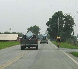 SHARED LANES RURAL CONDITIONS Suitable where: good sight distance low traffic volumes Speeds 55