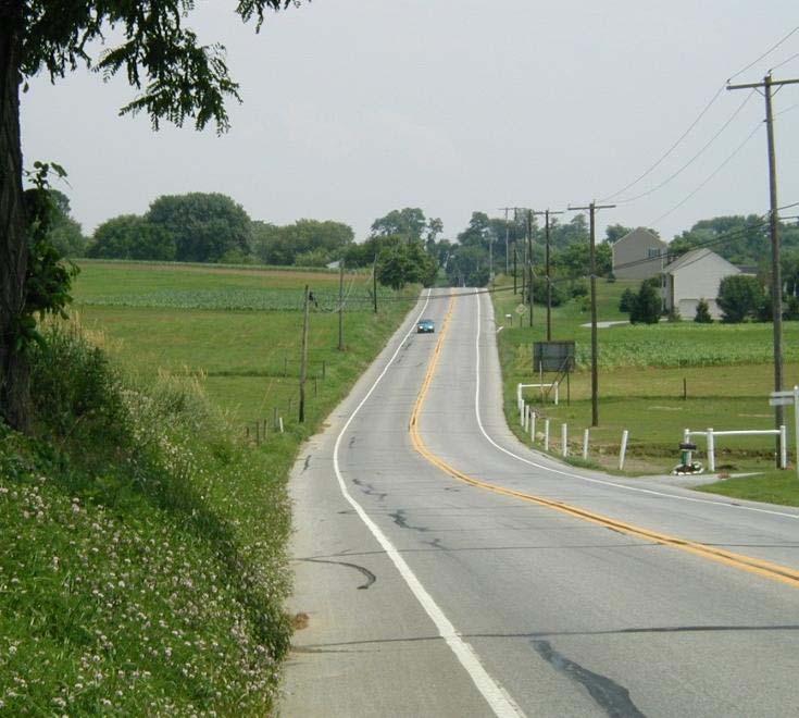 PAVED SHOULDER CLIMBING LANES Constrained roadways Steep