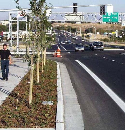 BICYCLE TRAVEL ON FREEWAYS Urban/Suburban Area Design Principles: use Bicycle LOS to determine appropriate