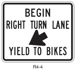 Create right-turn lane for entrances Design