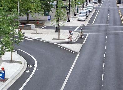 MERGING RAMPS Option 1 allow bicyclists