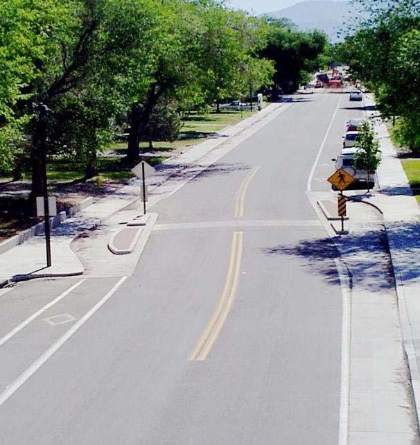 CHICANES Design goal: Don t squeeze bicyclists Maintain adequate