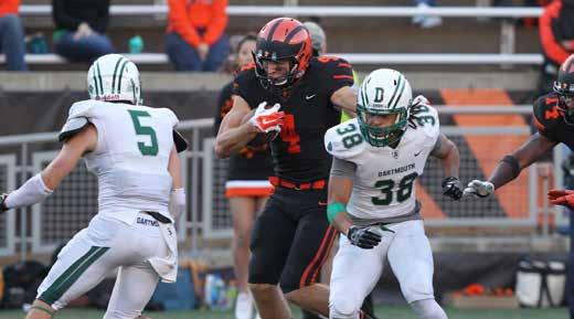 By The Numbers Week 1: San Diego (1-1) at Princeton (0-0) Jesper Horsted earned All-Ivy honors last season after catching 30 passes for the Ivy champion Tigers.