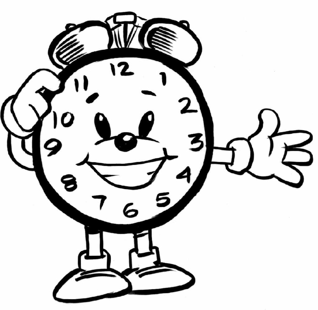 Always be on time for the bus. Circle the number words that are missing from the clock.