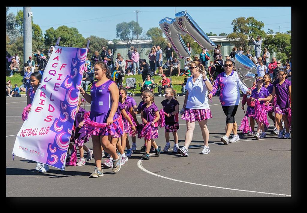 Macquarie Fields Netball Club accepts registrations from players of all ages.