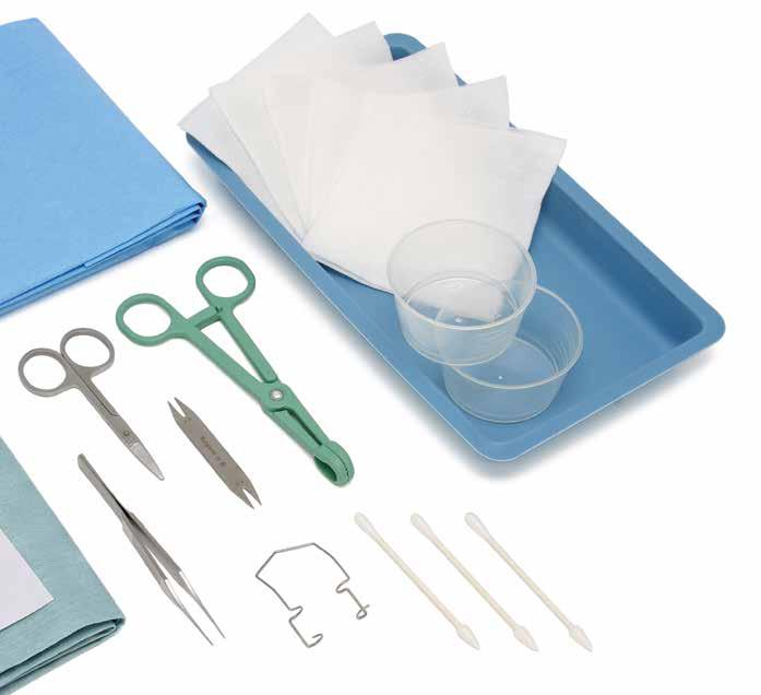 Instrument Sets & Packs Surgitrac offers the choice of customised instrument sets and packs Example - Intravitreal Pack SU650219B l Customised Build a pack/set with the products you need.