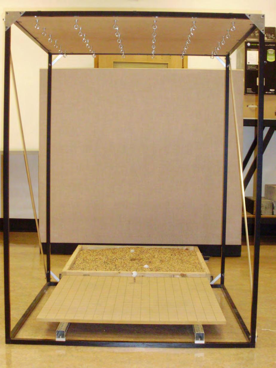 Figure 1: Gravity Golf setup.