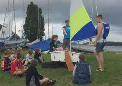 Children aged 8 and over start with RYA Stage 1 and 2 courses and can confidently sail independently on reaching their RYA Stage 3. meet the needs of the group.