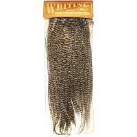 WHITING FLAT WING SADDLE HACKLE Silver Grade Email for prices Available in Grizzly