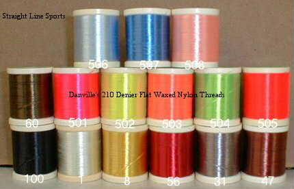 Very strong streamer thread. Wraps flat. DANVILLE 210 A Flat Colors Available: White, Gray, Red, Black, Fl. Yellow, Fl.